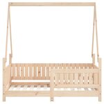 vidaXL Cadre de lit pour enfant 70x140 cm bois de pin massif