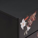 vidaXL Table de chevet avec tiroir Multicolore 50 x 33 x 60 cm