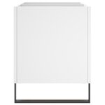 vidaXL Armoire à disques blanc 74 5x38x48 cm bois d'ingénierie