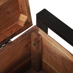vidaXL Coffres de rangement 60x30x30cm en bois massif de récupération et métal