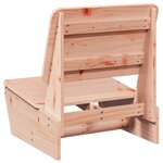 vidaXL Chaises de jardin lot de 2 60x64x70 5 cm bois massif de douglas