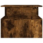vidaXL Table basse chêne fumé 90x55x42 5 cm bois d'ingénierie