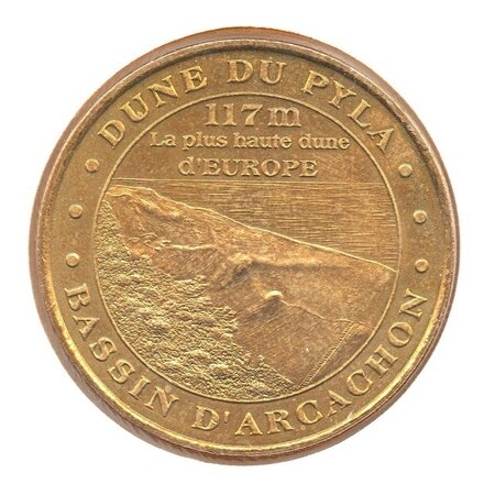 Mini médaille monnaie de paris 2007 - dune du pyla