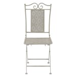 vidaXL Mobilier de bistro 3 Pièces Acier Gris
