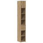 vidaXL Cabinet de rangement slim chêne artisanal 30 x 42.5 x 225 cm