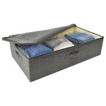 vidaXL Boîtes de rangement 2 Pièces Tissu 70x40x18 cm Anthracite