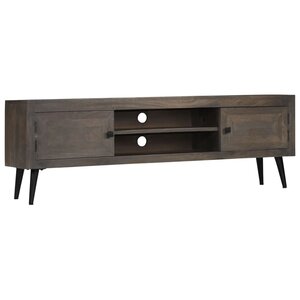 vidaXL Meuble TV Bois massif de manguier 140 x 30 x 45 cm