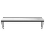 vidaXL Étagère murale 100x45x31 cm argenté acier inoxydable