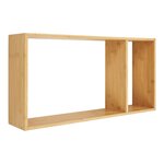 Etagère murale bambou naturel 70 x 15 x 35 5 cm