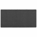 vidaXL Tapis Couloir Gris foncé 100 x 200 cm 100 Polypropylène