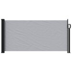 vidaXL Store latéral rétractable Gris 300 x 100 cm Polyester