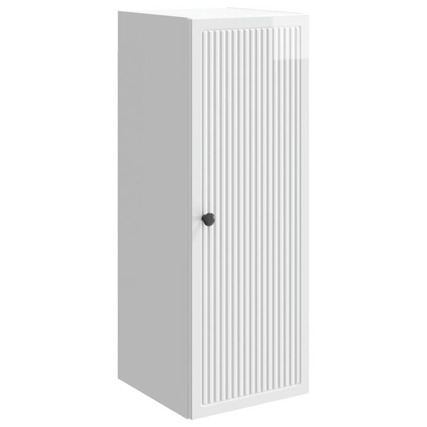 vidaXL Armoire Murale Blanc brillant 33 x 34 5 x 90 cm