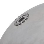 vidaXL Sphère de fontaine de jardin avec LED Acier inoxydable 30 cm