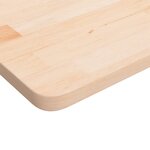 vidaXL Dessus de table carré 50x50x2 5 cm Bois chêne massif non traité
