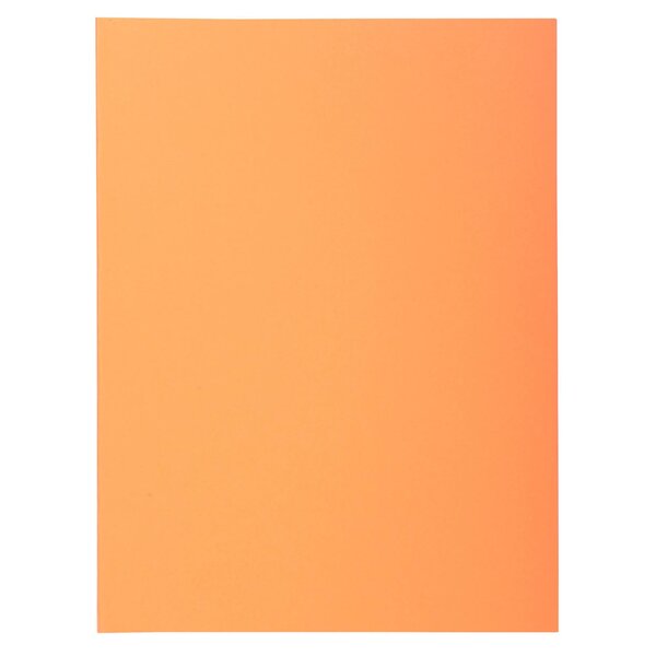 Paquet De 50 Chemises 2 Rabats Super 210 - 24x32cm - Orange - X 5 - Exacompta