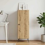 vidaXL Buffet Chêne artisanal 33 x 34 5 x 90 cm Bois d'ingénierie