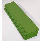 Paquet 10F Crépon M75 2.5x0.5m vert pomme CLAIREFONTAINE