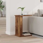 vidaXL Table d'appoint Bois ancien 35 x 25 x 50 cm Bois d'ingénierie