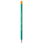 12 crayons à papier - HB - Avec embout gomme - Mine résistante - BIC - Evolution