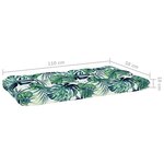 vidaXL Canapé central palette de jardin Gris Bois de pin imprégné