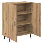 vidaXL Buffet Chêne artisanal 69 5 x 34 x 90 cm Bois d'ingénierie