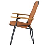 Bo-Camp Chaise de camping pliable Bushwick Argile