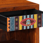 vidaXL Table de chevet 2 Pièces 40x35x45 cm bois d'acacia massif