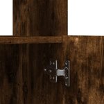 vidaXL Buffet haut chêne fumé 63x33x100 cm bois d'ingénierie