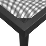 vidaXL Table de jardin anthracite 100x100x72 cm Treillis d'acier