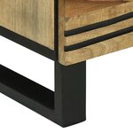 vidaXL Cabinet de chevet 50x33x60 cm Bois massif de manguier