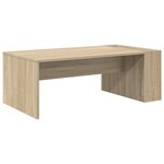 vidaXL Table basse Chêne Sonoma 95 x 50 x 34 cm Bois d'ingénierie