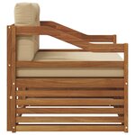 vidaXL Canapé d’extérieur Naturel et Beige
