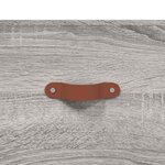 vidaXL Buffet sonoma gris 69 5x34x90 cm bois d'ingénierie