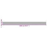 vidaXL Tapis rectangulaire marron 60x1000 cm bambou