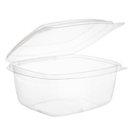 Barquettes à charnière compostables en pla 473 ml - lot de 300 - vegware -  - acide polyactique (pla)