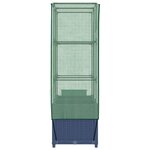 vidaXL Jardinière surélevée avec housse aspect rotin 80x40x138 cm