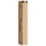 vidaXL Cabinet de rangement slim Bois ancien 30 x 42.5 x 225 cm