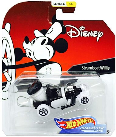 Véhicule Steamboat Willie Character Car, Series 6