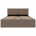 vidaXL Cadre de lit à rangement hydraulique sans matelas 120x200 cm