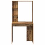 vidaXL Bureau Bois ancien 78.5 x 37 x 154.5 cm Bois d'ingénierie