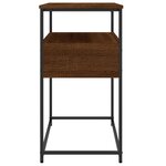 vidaXL Table console chêne marron 75x40x75 cm bois d'ingénierie