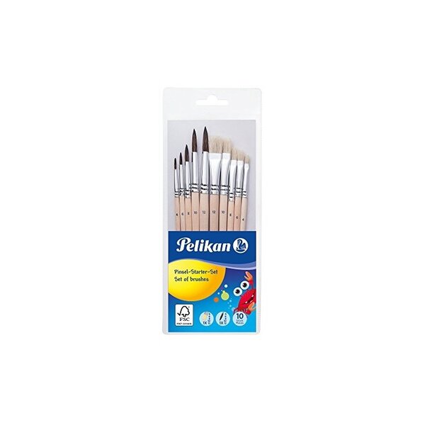 Pelikan Kit de démarrage de pinceaux  10 pièces