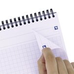 Bloc Notes Spirale Easynotes 5x5 160p 90g 21x31 5cm coloris Aléatoire OXFORD