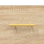 vidaXL Tables basses 2 Pièces chêne sonoma 50x50x40 cm bois d'ingénierie