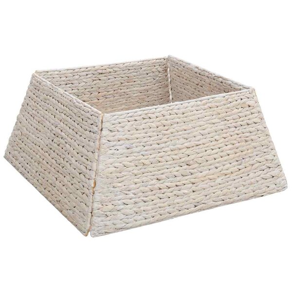 vidaXL Collier de sapin de Noël Blanc 60 x 60 x 28 cm Jacinthe d'eau