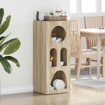 vidaXL Buffet Chêne Sonoma 40 x 35 x 100 5 cm Bois d'ingénierie