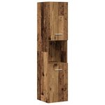 vidaXL Ensemble de meubles salle de bain 3 Pièces bois d'ingénierie