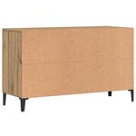 vidaXL Buffet chêne artisanal 100x36x60 cm bois d'ingénierie