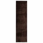 vidaXL Tapis doux à poils moyens et lavable HUARTE Marron 1000 x 80 cm