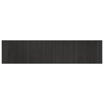 vidaXL Tapis rectangulaire gris 70x300 cm bambou